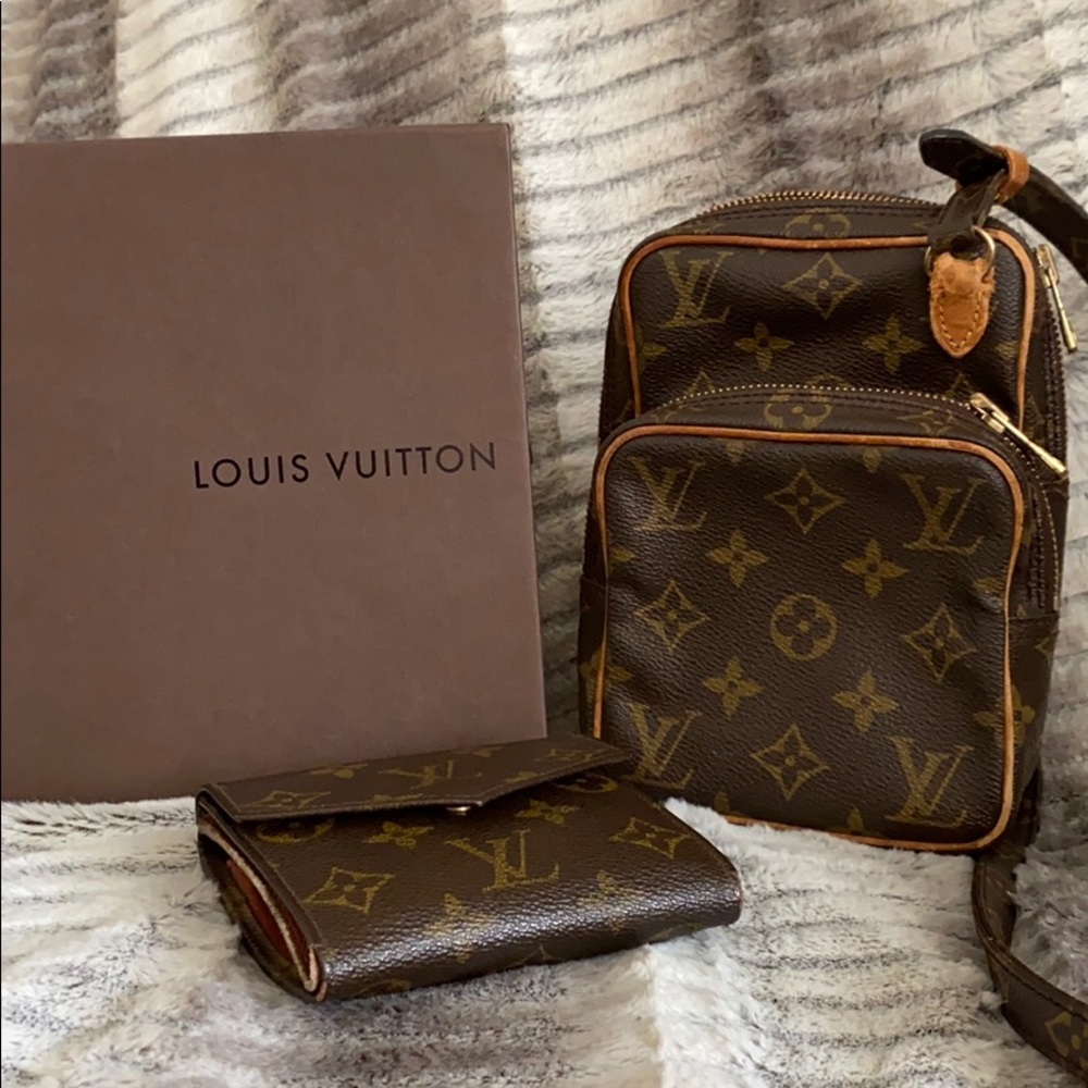 Louis Vuitton purse and wallet